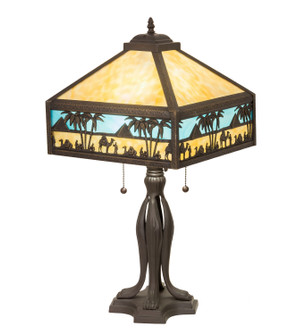 Camel Two Light Table Lamp in Craftsman Brown (57|176708)