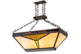 Nuevo Nine Light Inverted Pendant in Mahogany Bronze (57|175804)