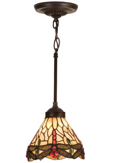 Tiffany Hanginghead Dragonfly One Light Mini Pendant in Mahogany Bronze (57|17527)