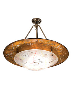 Metro Fusion Three Light Inverted Pendant in Copper Transparent Copper/Nickel (57|17521)