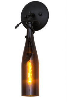 Tuscan Vineyard One Light Wall Sconce in Textured Black (57|173515)