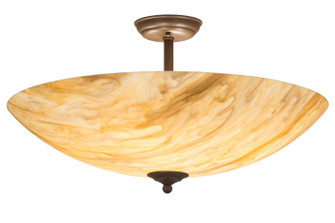 Madison Four Light Semi-Flushmount in Cafe Noir (57|173513)