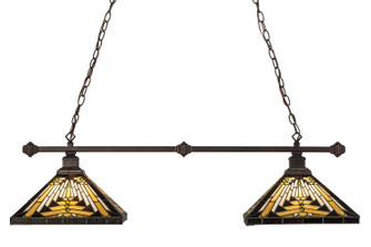 Nuevo Two Light Island Pendant in Mahogany Bronze (57|173274)