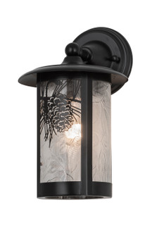 Fulton One Light Wall Sconce in Solar Black (57|173165)