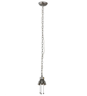 Pendant Hardware Three Light Pendant Hardware in Nickel (57|172627)