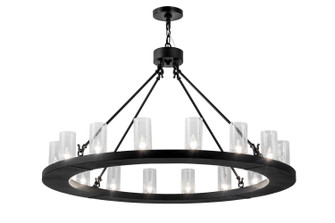 Loxley 16 Light Chandelier in Black Metal (57|172511)