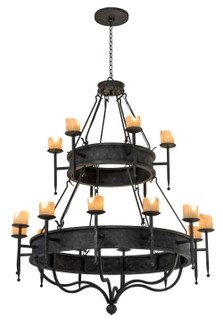 Marta 18 Light Chandelier in Black Metal (57|172299)