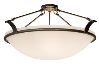 Almeria Four Light Semi-Flushmount in Gilded Tobacco (57|172200)