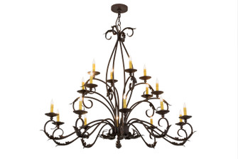 Windsor 18 Light Chandelier in Cajun Spice (57|171783)