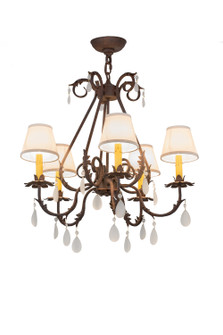Chantilly Five Light Chandelier in Rusty Nail (57|171440)