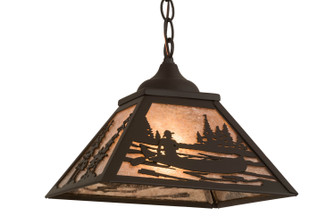 Canoe At Lake One Light Pendant in Oil Rubbed Bronze (57|171360)