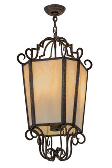 Marin Four Light Pendant in Black Metal (57|171286)