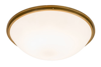 Commerce Eight Light Flushmount in Buttered Brass (57|171110)