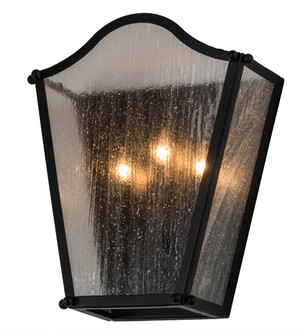 Austin Three Light Wall Sconce in Blackwash (57|170629)
