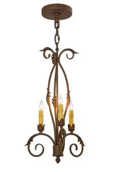 Alexandria Three Light Chandelier in Cortez Gold (57|169643)