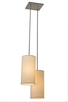 Cilindro Two Light Pendant in Nickel (57|169107)