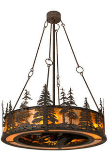 Tall Pines Eight Light Chandel-Air in Copper Rust/Oiled Bronze (57|168493)