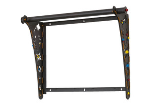 Swiss Wall Bracket in Wrought Iron W/Accents (57|168025)