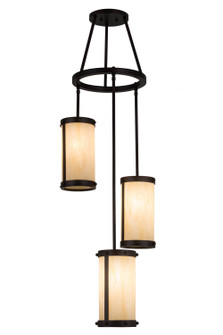 Cartier Three Light Chandelier in Mahogany Bronze (57|167464)
