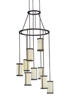 Cartier Nine Light Chandelier in Mahogany Bronze (57|167463)