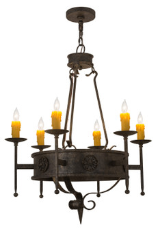 Lorenzo Six Light Chandelier in Golden Bronze (57|167204)