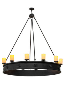 Lorenzo 12 Light Chandelier in Black Metal (57|166955)