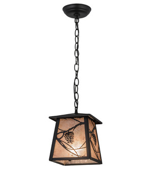 Whispering Pines One Light Pendant in Textured Black (57|166557)