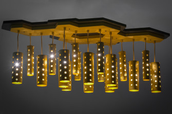 Emmentaler 25 Light Oblong Pendant in Gold Anodized (57|166088) Emmentaler 25 Light Oblong Pendant in Gold Anodized (57|166088)