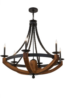 Doyle Six Light Chandelier in Wrought Iron (57|164690)
