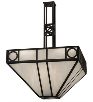 Mission Chic Eight Light Pendant in Oil Rubbed Bronze (57|164030)