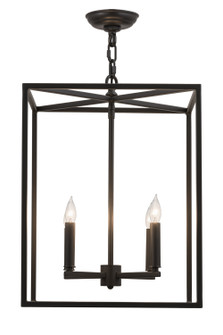 Kitzi Box Four Light Pendant in Wrought Iron (57|163666)