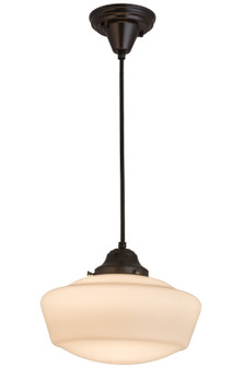 Revival One Light Pendant in Black Metal,Craftsman Brown (57|163499)