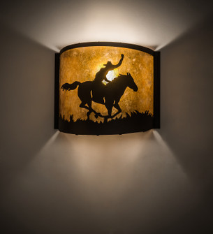 Cowboy One Light Wall Sconce in Mahogany Bronze (57|163132)