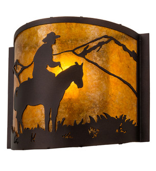 Cowboy One Light Wall Sconce in Mahogany Bronze (57|163105)