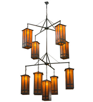 Church Street Nine Light Chandelier in Craftsman Brown (57|162412)