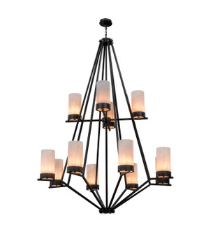Galen 12 Light Chandelier in Textured Black (57|161802)