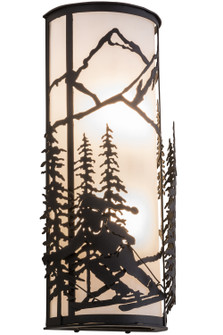 Alpine Two Light Wall Sconce in Textured Black (57|161243)