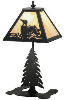 Loon One Light Accent Lamp in Black Metal (57|160843)