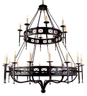 Gina 24 Light Chandelier in Cafe Europa (57|160775)