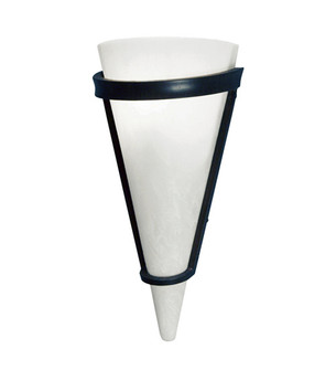 Perla One Light Wall Sconce in Blackwash (57|160733)
