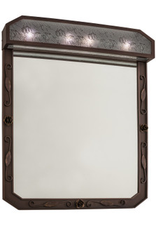 Arabesque Four Light Vanity Mirror in Mahogany Bronze (57|160047) Arabesque Four Light Vanity Mirror in Mahogany Bronze (57|160047)