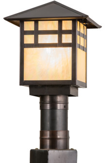 Seneca One Light Post Mount in Craftsman Brown (57|159393)