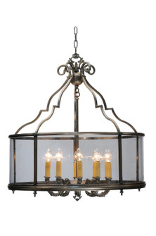 Sanctuary Ten Light Pendant in Antique Brass (57|159085)