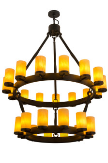 Noziroh Ring 27 Light Chandelier in Black Metal (57|159006)