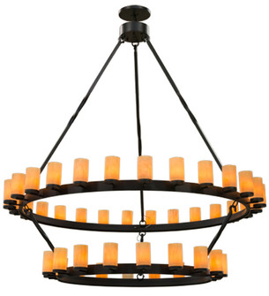 Noziroh Ring 46 Light Chandelier in Textured Black (57|158996)
