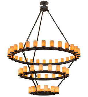 Noziroh Ring 60 Light Chandelier in Black (57|158994)