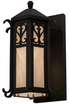 Caprice One Light Wall Sconce in Solar Black (57|158959)
