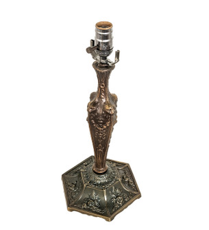 Lion Head One Light Table Base in Mahogany Bronze (57|158575)