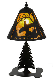 Ruffed Grouse One Light Accent Lamp in Black Metal (57|158357)