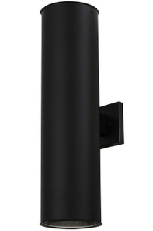 Cilindro Two Light Wall Sconce in Anodized Effect Black (57|158348)